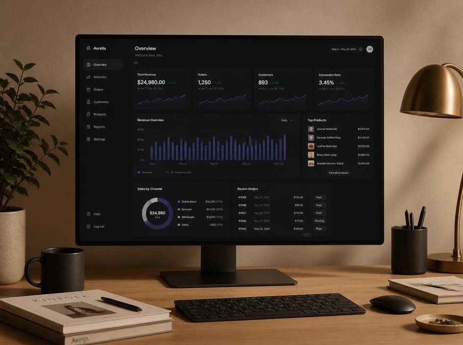Aurelia Analytics project preview